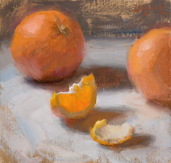 Glowing Orange Slice